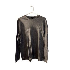 Banana Republic Luxury Touch Performance Gray Long Sleeve T-Shirt - Tall XL